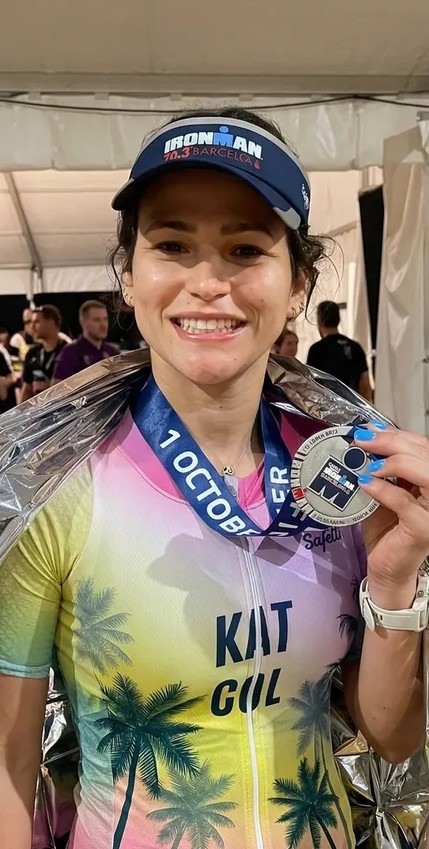 Ironman 70.3 Barcelona — finisher medal